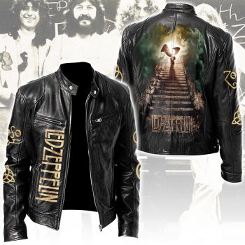 Led Zeppelin Motorcycle Leather Jacket