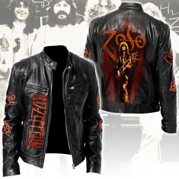 Led Zeppelin Motorcycle Leather Jacket