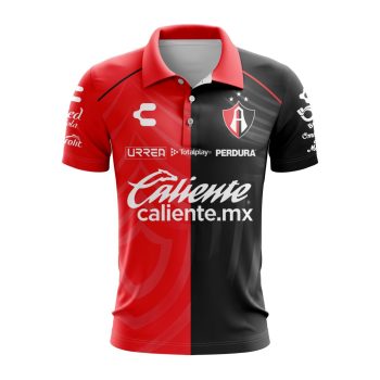 Liga MX Atlas F.C Personalized 2024-2025 Home Polo Shirt