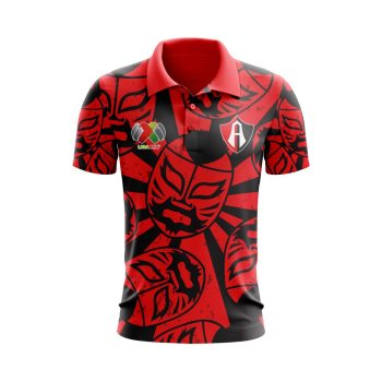 Liga MX Atlas F.C Special Lucha Libre Design Polo Shirt