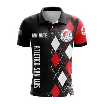 Liga MX Atletico San Luis Personalized Name Polo Shirt