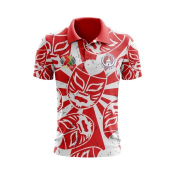 Liga MX Atletico San Luis Special Lucha Libre Design Polo Shirt