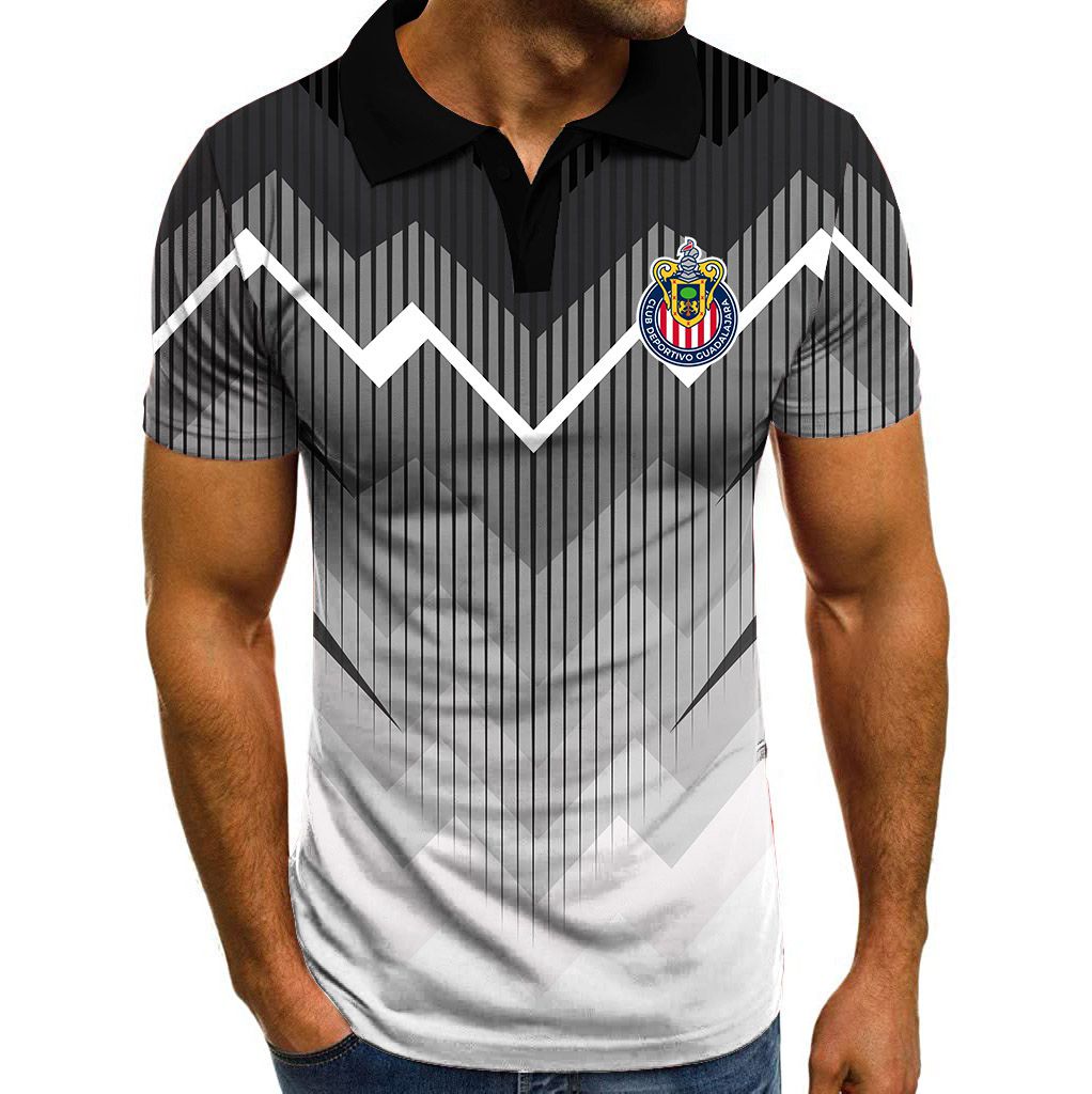 Liga-MX-C.D.-Guadalajara-Specialized-Polo-Shirt-White Liga MX C.D. Guadalajara Specialized Polo Shirt - White
