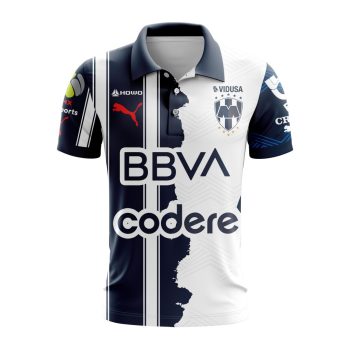 Liga MX C.F. Monterrey Personalized 2024-2025 Home Mix Away Design Polo Shirt