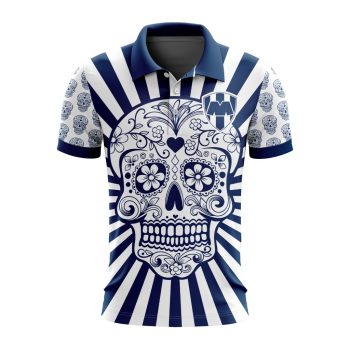 Liga MX C.F. Monterrey Special Dia De Muertos Design Polo Shirt