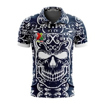 Liga MX C.F. Monterrey Special Dia De Muertos Design Polo Shirt