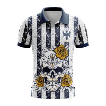 Liga MX C.F. Monterrey Special Dia De Muertos Design Polo Shirt