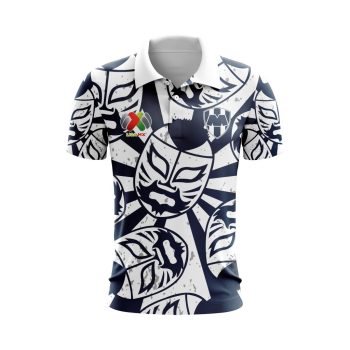 Liga MX C.F. Monterrey Special Lucha Libre Design Polo Shirt