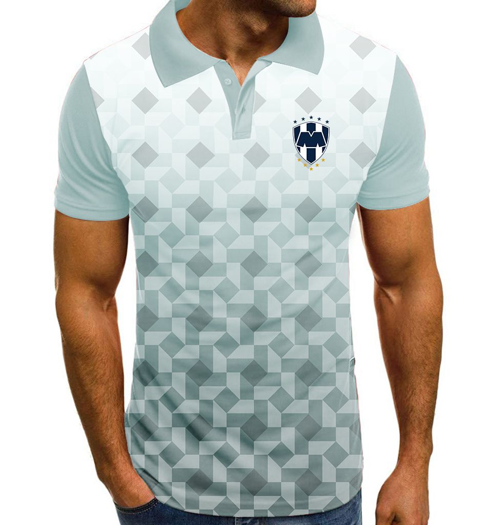 Liga-MX-C.F.-Monterrey-Specialized-Polo-Shirt-White Liga MX C.F. Monterrey Specialized Polo Shirt - White