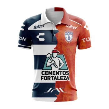 Liga MX C.F. Pachuca Personalized 2024-2025 Home Mix Away Design Polo Shirt