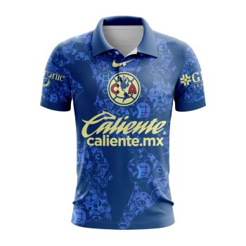 Liga MX Club America Personalized 2024-2025 New Away Polo Shirt