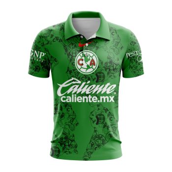 Liga MX Club America Personalized 2024-2025 New Goal Keeper Polo Shirt