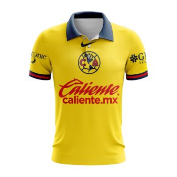 Liga MX Club America Personalized 2024-2025 New Home Polo Shirt