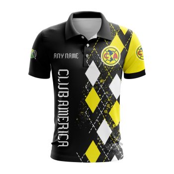 Liga MX Club America Personalized Name Polo Shirt