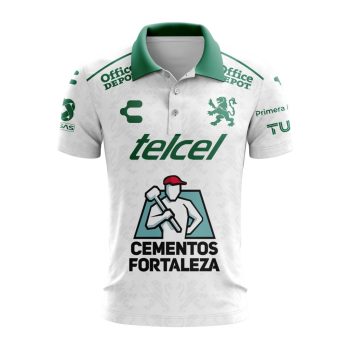 Liga MX Club Leon Personalized 2024-2025 Away Polo Shirt