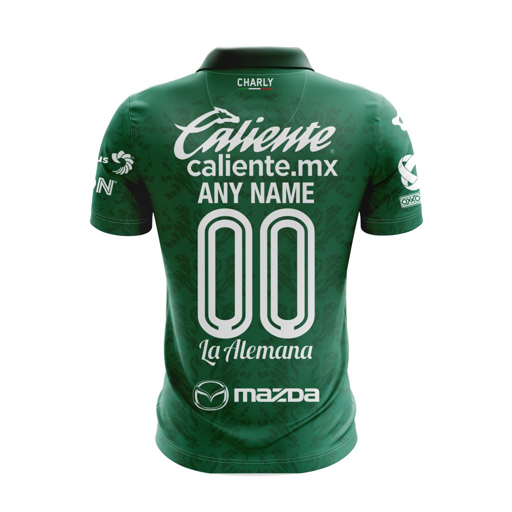 Liga-MX-Club-Leon-Personalized-2024-2025-Home-Polo-Shirt-1