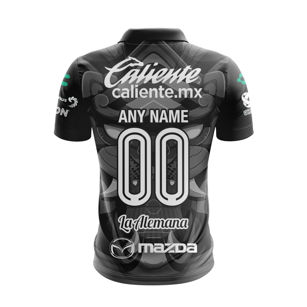 Liga-MX-Club-Leon-Personalized-2024-2025-Third-Polo-Shirt-1