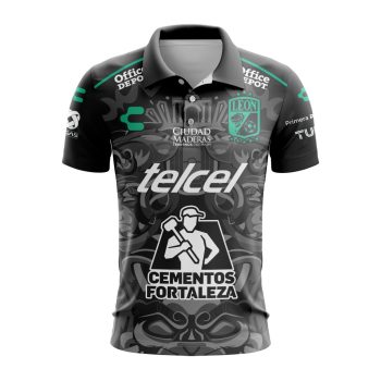 Liga MX Club Leon Personalized 2024-2025 Third Polo Shirt