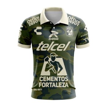 Liga MX Club Leon Personalized 2024 Call Of Duty Polo Shirt