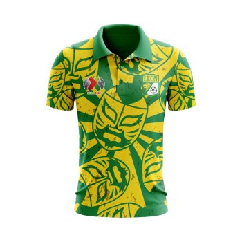 Liga MX Club Leon Special Lucha Libre Design Polo Shirt