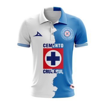 Liga MX Cruz Azul Personalized 2024-2025 Home Mix Away Design Polo Shirt