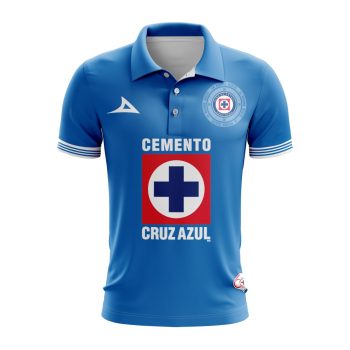 Liga MX Cruz Azul Personalized 2024-2025 Home Polo Shirt