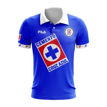 Liga MX Cruz Azul Personalized Retro Design Home Polo Shirt