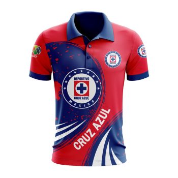 Liga MX Cruz Azul Special Design Polo Shirt