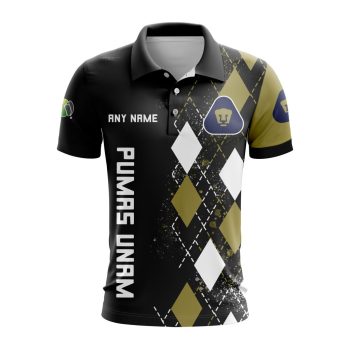 Liga MX Pumas UNAM Personalized Name Polo Shirt