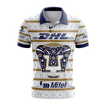 Liga MX Pumas UNAM Special 2024 Home Dia De Muertos Design Polo Shirt