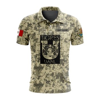 Liga MX Tigres UANL Special Camo Design Polo Shirt