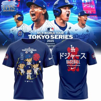 Los Angeles Dodgers MLB World Tour Tokyo Series 2025 Limited Edition Unisex Performance T-Shirt