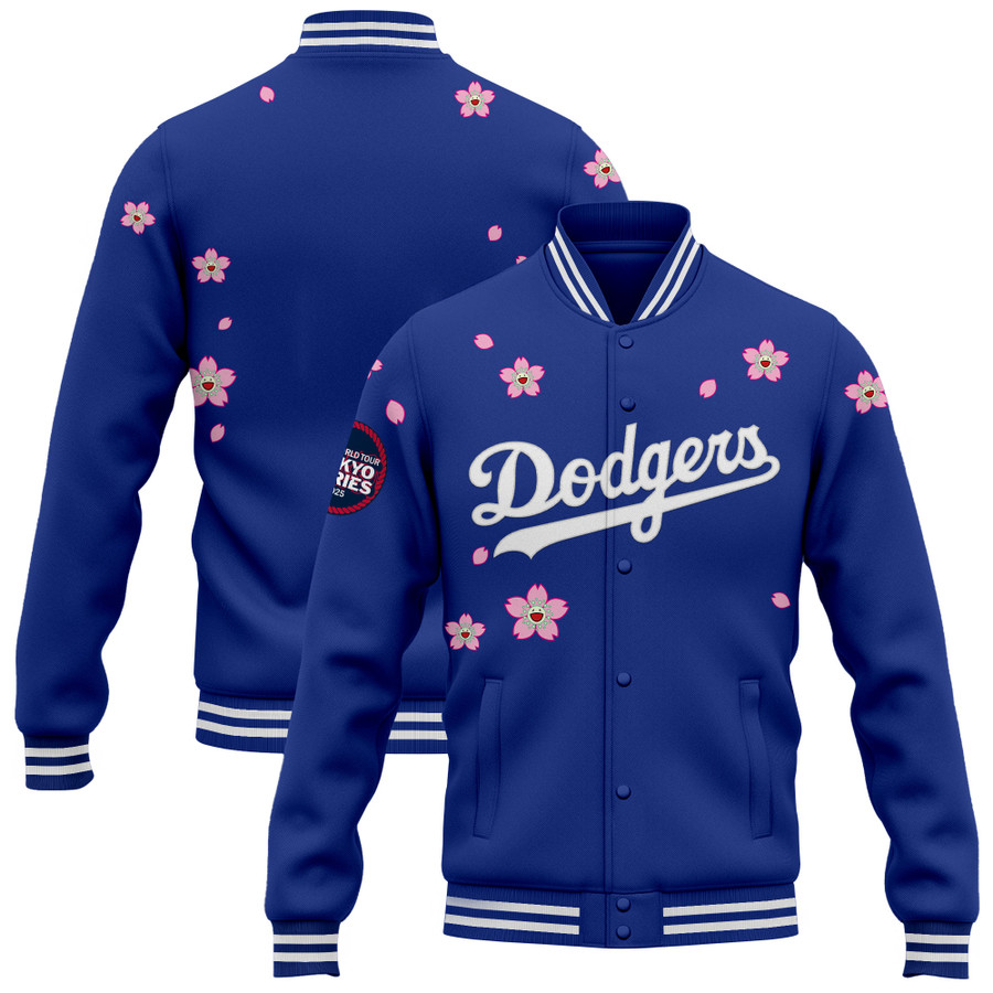 Los-Angeles-Dodgers-Tokyo-Series-2025-x-Takashi-Murakami-Baseball-Jacket-Varsity-Jacket-Royal-Team Los Angeles Dodgers Tokyo Series 2025 x Takashi Murakami Baseball Jacket Varsity Jacket - Royal Team