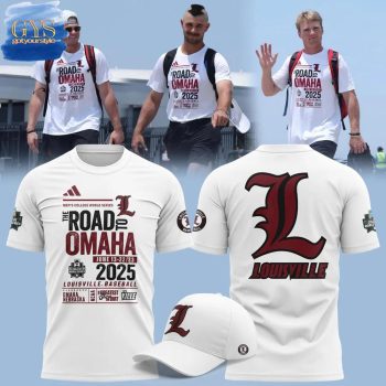 Louisville Cardinals Road To Omaha White Shirt