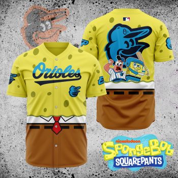 MLB Baltimore Orioles X SpongeBob SquarePants Baseball Jersey DBJ1424
