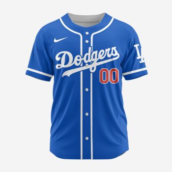 MLB Los Angeles Dodgers Personalized Alternate Design Concept Baseball Jersey DBJ1319