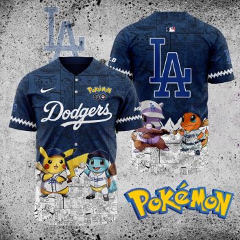 MLB Los Angeles Dodgers X Pokemon Baseball Jersey DBJ1382