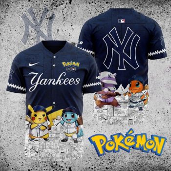 MLB New York Yankees X Pokemon Baseball Jersey DBJ1378