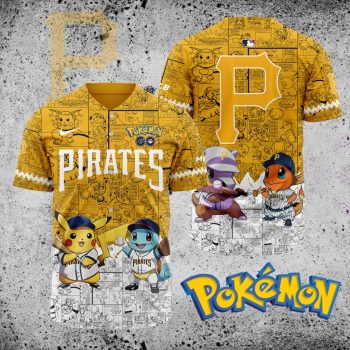 MLB Pittsburgh Pirates X Pokemon Baseball Jersey DBJ1376