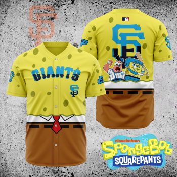 MLB San Francisco Giants X SpongeBob SquarePants Baseball Jersey DBJ1401