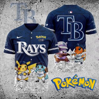 MLB Tampa Bay Rays X Pokemon Baseball Jersey DBJ1368