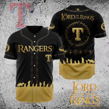 MLB Texas Rangers X The Lord Of The Rings Baseball Jersey DBJ1092