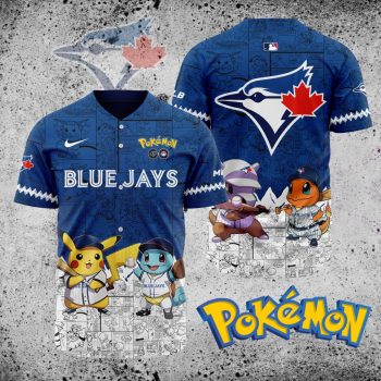 MLB Toronto Blue Jays X Pokemon Baseball Jersey DBJ1370