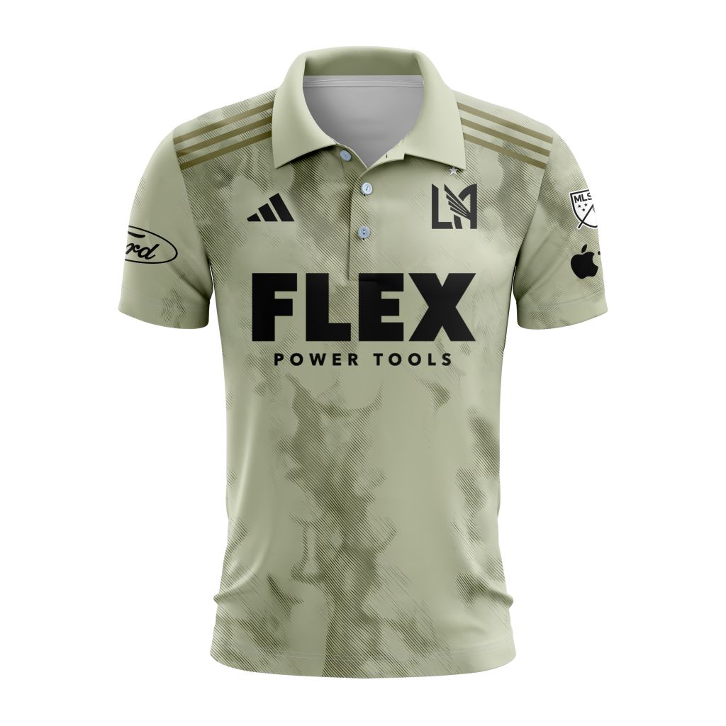 MLS-Los-Angeles-Football-Club-2023-Away-Polo-Shirt MLS Los Angeles Football Club 2023 Away Polo Shirt