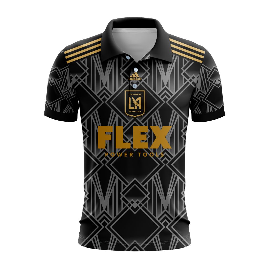 MLS-Los-Angeles-Football-Club-2023-Home-Polo-Shirt MLS Los Angeles Football Club 2023 Home Polo Shirt