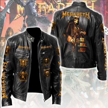 Megadeth Motorcycle Leather Jacket