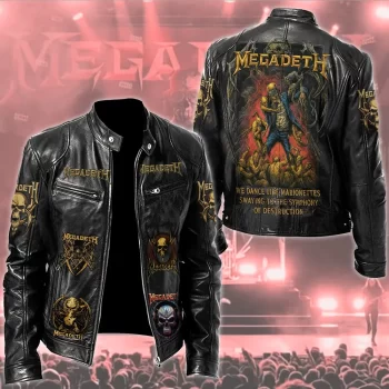 Megadeth Motorcycle Leather Jacket