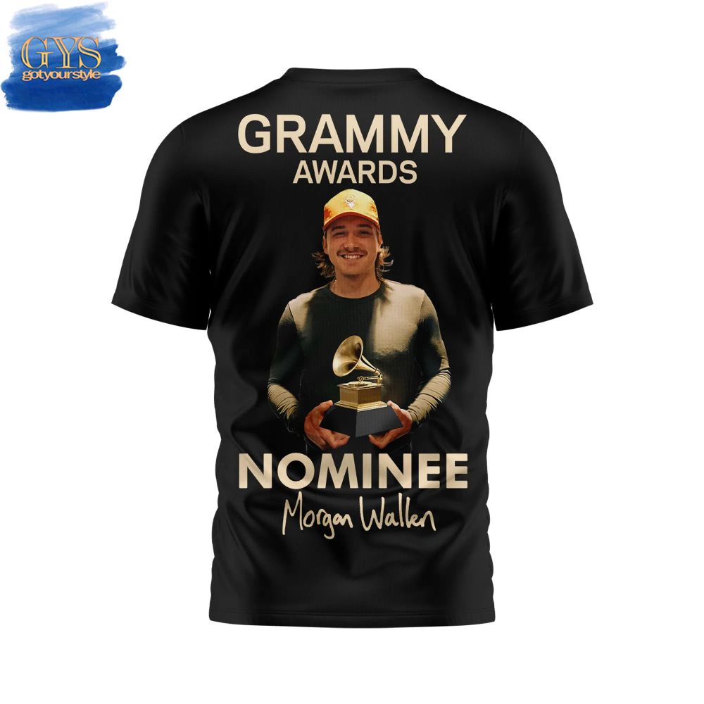Morgan Wallen Grammy Awards Nominee Black Shirt