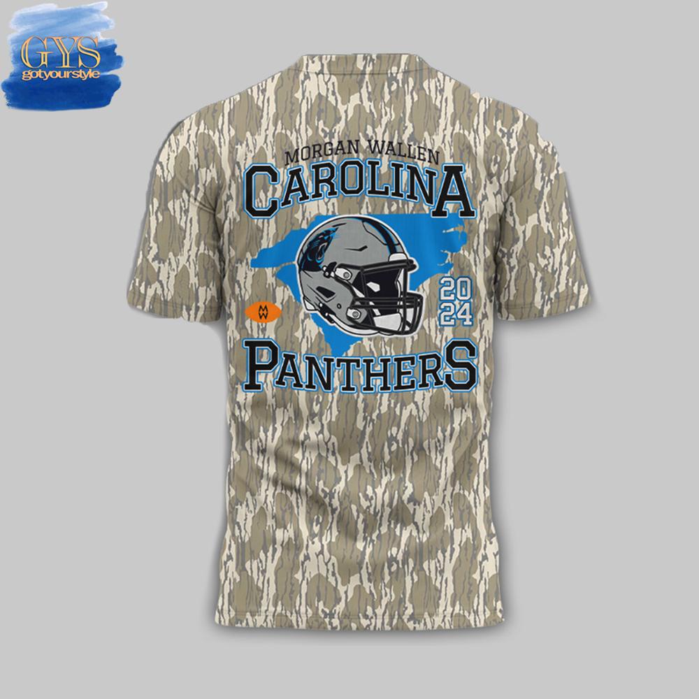 Morgan Wallen x Carolina Panthers At Bank of America Stadium Camo TShirt