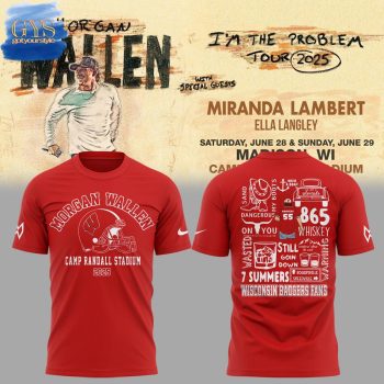 Morgan Wallen x Wisconsin Badgers Camp Randall Stadium Unisex Performance T-Shirt